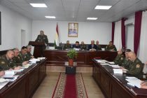 В Душанбе обсудили анализ состояния воинской дисциплины и  тыловое обеспечение спасательного ведомства