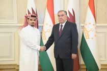 Президент Республики Таджикистан Эмомали Рахмон провёл встречу с Руководителем сектора инвестиций компании «Диёри Катар» Ахмадом Мухаммадом Тайибом