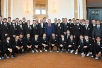 Лидер нации Эмомали Рахмон пожелал сборной Таджикистана одержать победу в игре с Ливаном