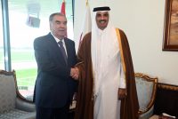 Президент Республики Таджикистан Эмомали Рахмон встретился с Эмиром Государства Катар Шейхом Тамимом ибн Хамадом Аль-Тани