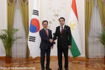 Сегодня Председатель Маджлиси милли Маджлиси Оли Республики Таджикистан Рустами Эмомали принял Чрезвычайного и Полномочного Посла Республики Корея
