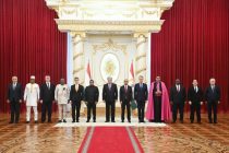Президент Республики Таджикистан Эмомали Рахмон принял верительные грамоты от новых чрезвычайных и полномочных послов ряда зарубежных стран