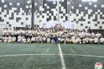 В Душанбе прошел детский фестиваль футбола, приуроченный к празднику Навруз