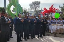 Делегация Хатлонской области принимает участие в мероприятиях, посвященных Наврузу, в Узбекистане