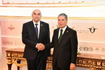 Председатель Маджлиси намояндагон Маджлиси Оли Республики Таджикистан встретился с Национальным Лидером туркменского народа, Председателем Халк Маслахаты Туркменистана