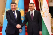 Премьер-министр Республики Таджикистан Кохир Расулзода встретился с Премьер-министром Республики Казахстан Олжасом Бектеновым