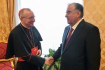 Президент Республики Таджикистан встретился с Государственным секретарем Ватикана кардиналом Пьетро Паролином