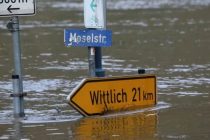В Германии сильные осадки вызвали наводнение в Сааре