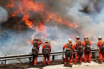 Пожар к северу от Лос-Анджелеса привел к эвакуации 1200 человек