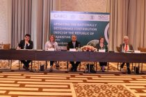 В Душанбе обсудили совершенствование определяемого на национальном уровне вклада Республики Таджикистан в 2025 году
