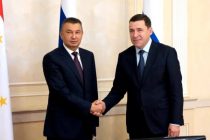 Премьер-министр Таджикистана встретился с губернатором Свердловской области России