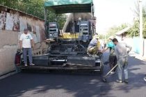 БЛАГОУСТРОЙСТВО МЕСТНОСТИ. Асфальтирование дороги в селе Чашмасор Яванского района