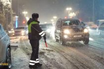 Сотрудники Управления Министерства внутренних дел в городе Душанбе обеспечивают безопасность дорожного движения