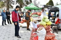 В четырёх районах города Душанбе начались ярмарки по продаже товаров первой необходимости