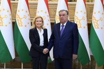 Президент Республики Таджикистан Эмомали Рахмон принял Председателя Парламентской Ассамблеи Организации по безопасности и сотрудничеству в Европе, члена парламента Финляндии Пиа Лиису Кауму