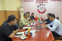 Представители китайской компании «Хан Хай Си Че Маой» ознакомились с деятельностью Свободной экономической зоны «Согд»