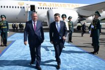 Президент Республики Таджикистан прибыл в город Астана Республики Казахстан