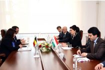 Заместитель Председателя Маджлиси намояндагон встретилась с делегацией Королевства Бельгия