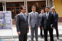 Рустами Эмомали сдал в эксплуатацию автомобильную дорогу, соединяющую улицу Бухоро с улицей Хабибулло Назарова