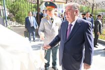 Лидер нации Эмомали Рахмон в Рушанском районе открыл здание районной прокуратуры