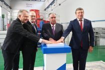 Президент Республики Таджикистан Эмомали Рахмон в Рошткалинском районе открыл гидроэлектростанцию «Себзор»