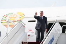 Президент Республики Таджикистан Эмомали Рахмон отбыл во Французскую Республику