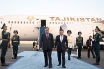 Президент Республики Таджикистан Эмомали Рахмон прибыл в город Астана Республики Казахстан