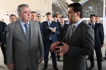 Глава государства Эмомали Рахмон в Душанбе ознакомился со строительными работами на Национальном стадионе Таджикистана