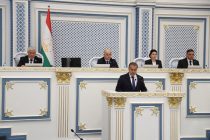 Состоялось очередное заседание первой сессии Маджлиси намояндагон седьмого созыва