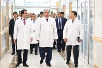 Президент Республики Таджикистан Эмомали Рахмон в районе Фирдавси сдал в эксплуатацию новое здание Городской клинической больницы по интоксикации и ожоговым травмам
