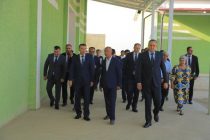Премьер-министр Таджикистана Кохир Расулзода в районе Хуросон ознакомился с ходом работ по созиданию и благоустройству