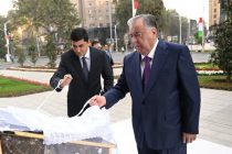 Президент Республики Таджикистан Эмомали Рахмон городе Душанбе ввёл в эксплуатацию новое здание Комитета по охране окружающей среды