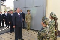 Глава государства Эмомали Рахмон в Бальджуванском районе сдал в эксплуатацию здание отдела Государственного Комитета национальной безопасности