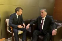Президент Республики Таджикистан Эмомали Рахмон встретился с Президентом Французской Республики Эммануэлом Макроном