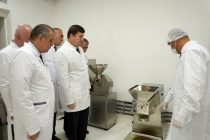 В Инновационном центре Китая и Таджикистана по натуральной продукции сдан в эксплуатацию цех по производству медицинских препаратов