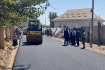 В сельском джамоате Заргар района Кушониён заасфальтировали более 1,5 км дороги