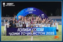 «Регар-ТадАЗ» стал восьмикратным обладателем Кубка Таджикистана-2025 по футболу