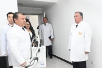 Лидер нации Эмомали Рахмон сдал в эксплуатацию новое здание Лечебно-диагностического центра в Файзабадском районе