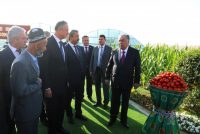 Лидер нации Эмомали Рахмон сдал в эксплуатацию четыре теплицы дехканского хозяйства «Восе» Дангаринского района