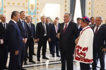 Лидер нации Эмомали Рахмон открыл новое здание Дворца культуры села Пушинг в Дангаринском районе