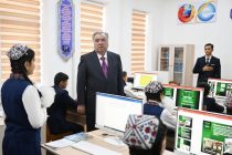 Глава государства Эмомали Рахмон в Дангаринском районе открыл среднее общеобразовательное учреждение № 89