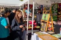 Таджикское современное искусство представлено на Международной выставке в Кыргызстане