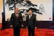 Состоялось первое заседание Комиссии по сотрудничеству между Маджлиси  милли Маджлиси Оли Таджикистана и Всекитайским собранием народных представителей Китая