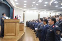 В Министерстве внутренних дел Таджикистана отметили День флага