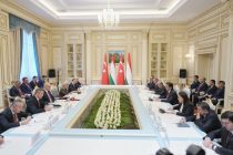 Председатель Маджлиси милли Маджлиси Оли Рустами Эмомали встретился с Председателем Великого Национального Собрания Турции Нуманом Куртулмушем в присутствии парламентских делегаций