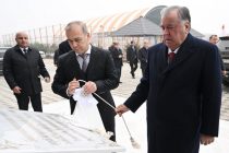 Лидер нации Эмомали Рахмон в городе Бохтаре ввёл в эксплуатацию здание частного дошкольного образовательного учреждения и центра развития ребёнка