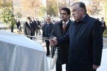 Лидер нации Эмомали Рахмон в районе Сино города Душанбе сдал в эксплуатацию Государственное учреждение «Детская музыкальная школа №3 имени Абдуфаттоха Одинаева»