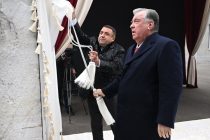 Президент Республики Таджикистан Эмомали Рахмон в районе Джалолиддини Балхи открыл мукомольное предприятие имени Маджида Хафизова