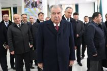 Президент Республики Таджикистан Эмомали Рахмон в городе Бохтаре сдал в эксплуатацию многоэтажный жилой дом благотворительного фонда «Эхсон» с торгово-сервисным центром