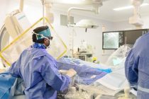 В Таджикистане впервые пациенту после трансплантации печени выполнена эмболизация селезеночной артерии